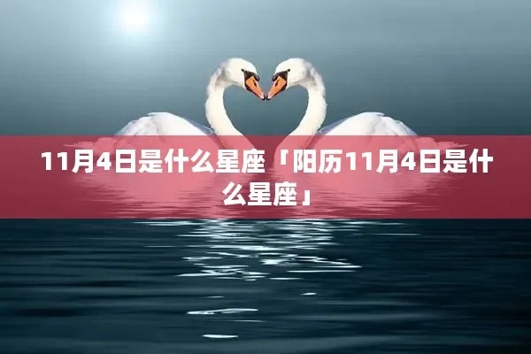 农历11月4日是什么星座（了解农历11月4日属于哪个星座）