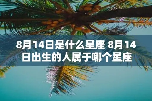 农历8月14日是什个星座,农历8月14日出生的人的性格特点