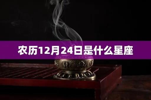 农历12月24日是什么星座（星座查询方法）