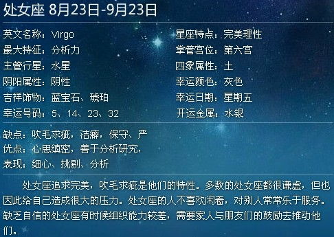 农历9月7日是什么星座（解析农历生日对应的星座）