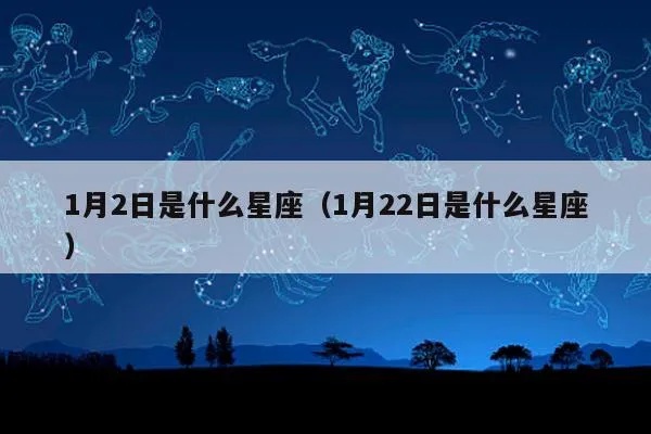 1月2日是什么星座的，1月2日生日星座特点分析