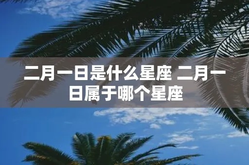 二月初一是什么星座（二月初一生日的人属于哪个星座）