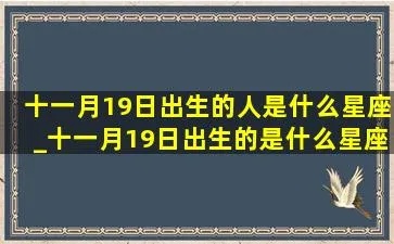 十月十九日出生的人是什么星座,十月十九日星座特点分析