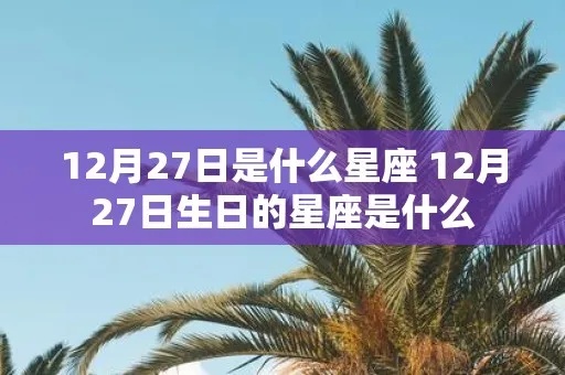 12.7是什么星座，12月7日生日的人是什么星座