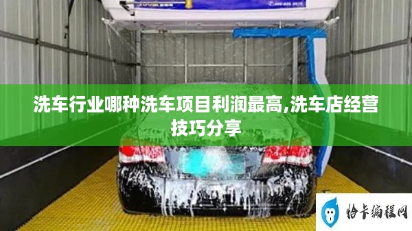 洗车行业哪种洗车项目利润最高,洗车店经营技巧分享