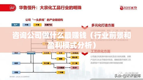 咨询公司做什么最赚钱（行业前景和盈利模式分析）