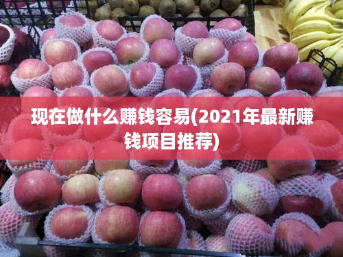 现在做什么赚钱容易(2021年最新赚钱项目推荐)