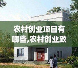 农村创业项目有哪些,农村创业致富好项目推荐