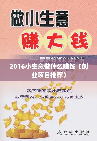 2016小生意做什么赚钱（创业项目推荐）