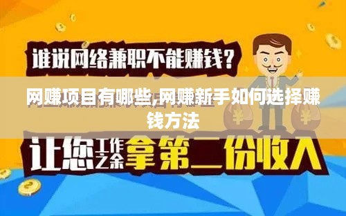 网赚项目有哪些,网赚新手如何选择赚钱方法