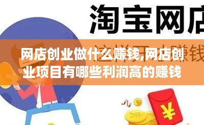 网店创业做什么赚钱,网店创业项目有哪些利润高的赚钱方法