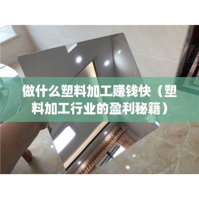 做什么塑料加工赚钱快（塑料加工行业的盈利秘籍）