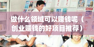 做什么领域可以赚钱呢（创业赚钱的好项目推荐）