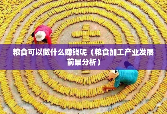 粮食可以做什么赚钱呢（粮食加工产业发展前景分析）