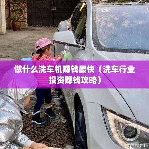 做什么洗车机赚钱最快（洗车行业投资赚钱攻略）