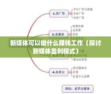 新媒体可以做什么赚钱工作（探讨新媒体盈利模式）