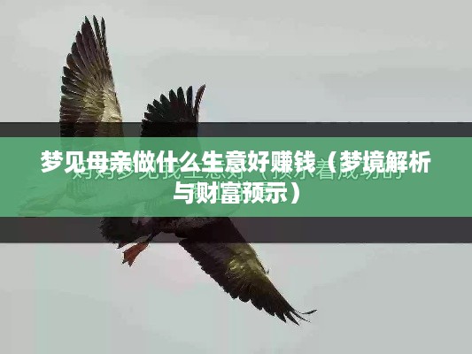 梦见母亲做什么生意好赚钱（梦境解析与财富预示）