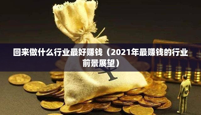 回来做什么行业最好赚钱（2021年最赚钱的行业前景展望）