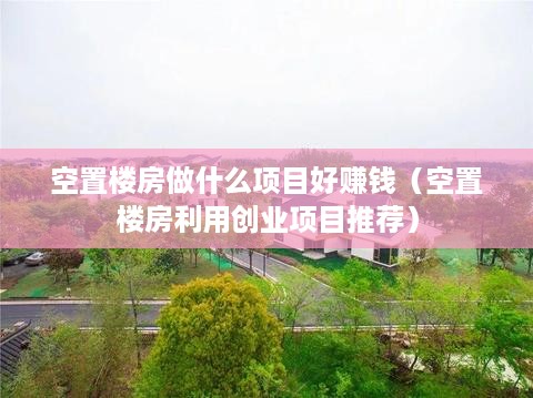 空置楼房做什么项目好赚钱（空置楼房利用创业项目推荐）