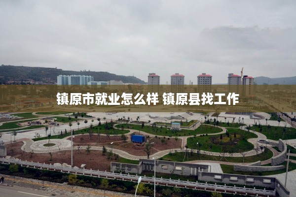 镇原市就业怎么样 镇原县找工作