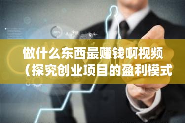 做什么东西最赚钱啊视频（探究创业项目的盈利模式）