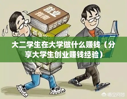 大二学生在大学做什么赚钱（分享大学生创业赚钱经验）