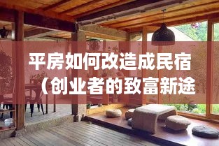 平房如何改造成民宿（创业者的致富新途径）