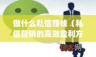 做什么私信赚钱（私信营销的高效盈利方法）