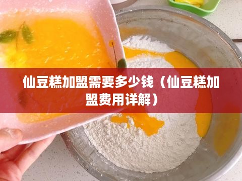 仙豆糕加盟需要多少钱（仙豆糕加盟费用详解）