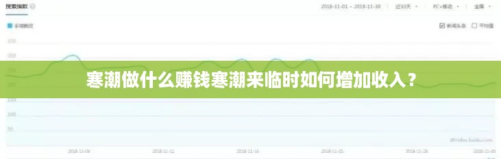 寒潮做什么赚钱寒潮来临时如何增加收入？