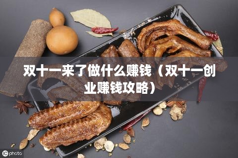 双十一来了做什么赚钱（双十一创业赚钱攻略）