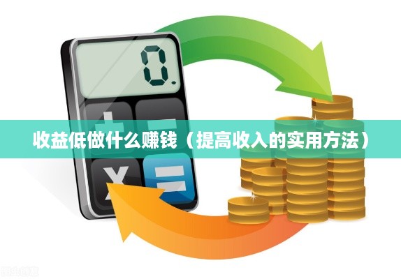 收益低做什么赚钱（提高收入的实用方法）