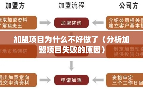 加盟项目为什么不好做了（分析加盟项目失败的原因）