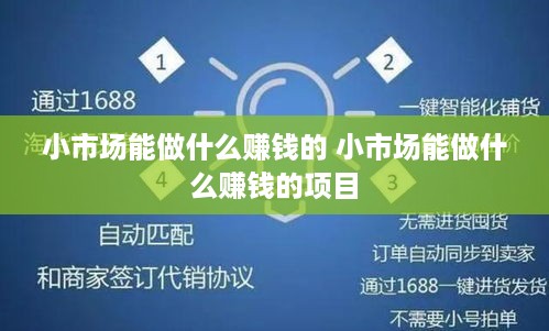 小市场能做什么赚钱的 小市场能做什么赚钱的项目