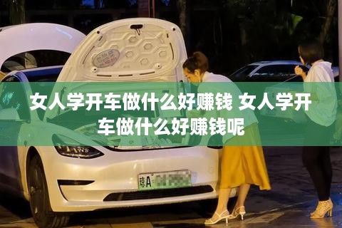 女人学开车做什么好赚钱 女人学开车做什么好赚钱呢