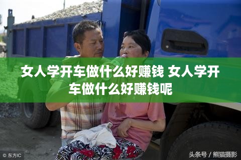 女人学开车做什么好赚钱 女人学开车做什么好赚钱呢