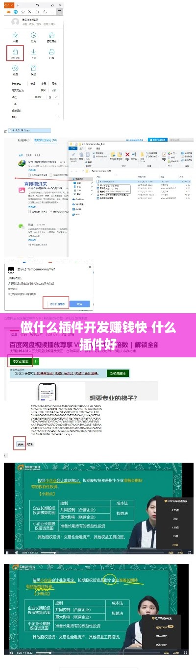 做什么插件开发赚钱快 什么插件好