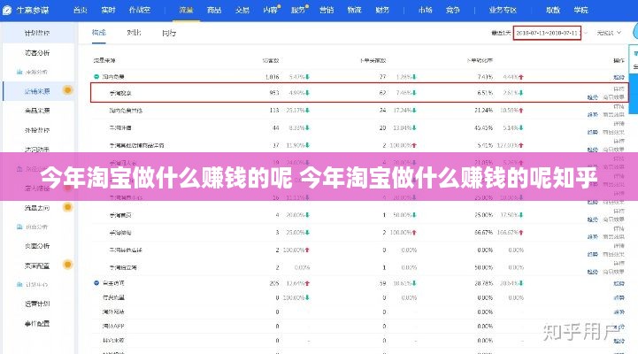 今年淘宝做什么赚钱的呢 今年淘宝做什么赚钱的呢知乎