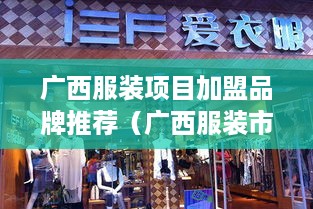 广西服装项目加盟品牌推荐（广西服装市场投资分析）