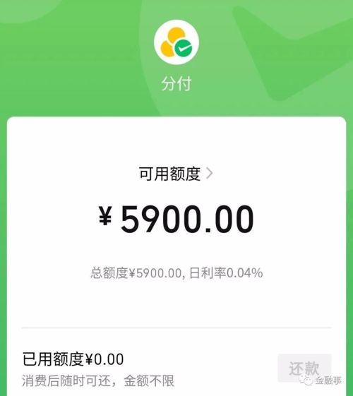 微信分付套出来一千（微信分付套现教程）