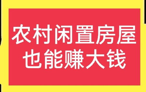 刚建房子如何赚钱，多行业利用策略