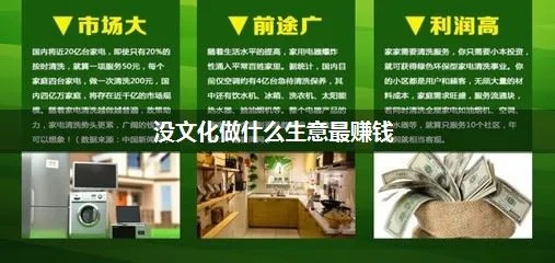 中学文化做什么行业赚钱