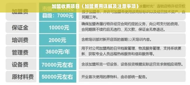 加盟店收费模式解析