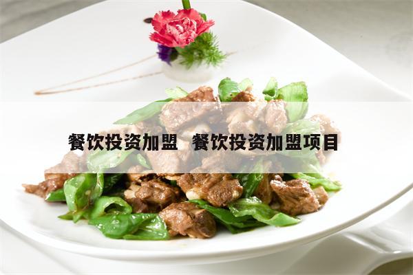 新餐饮加盟项目什么好做