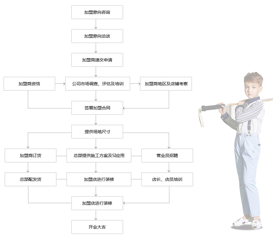 网站加盟项目流程表格图