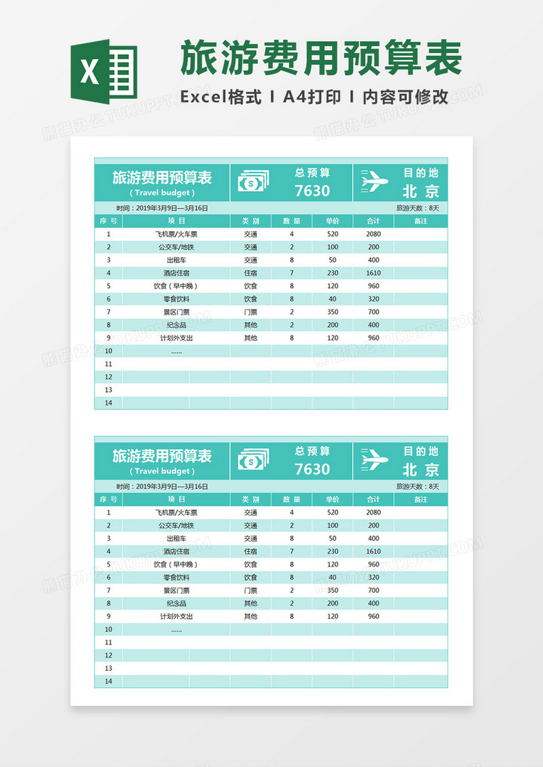 品牌加盟项目流程表格模板