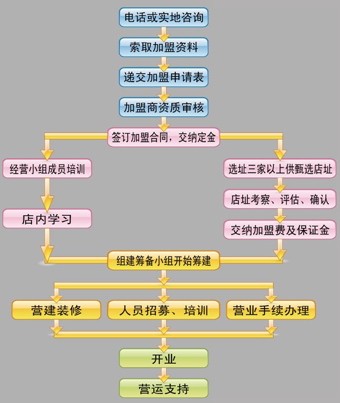 最新加盟项目流程视频教学