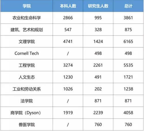 康奈尔大学就业怎么样 康奈尔大学专业排名怎么样