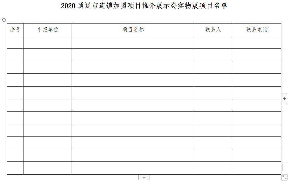 连锁加盟创业项目报告