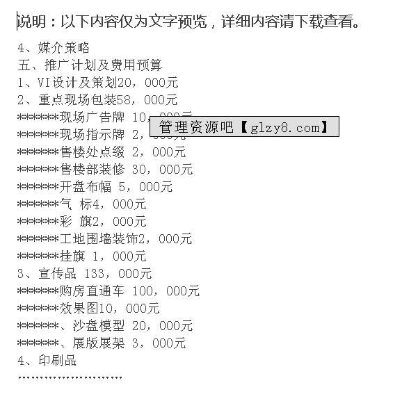 加盟项目销售策划书